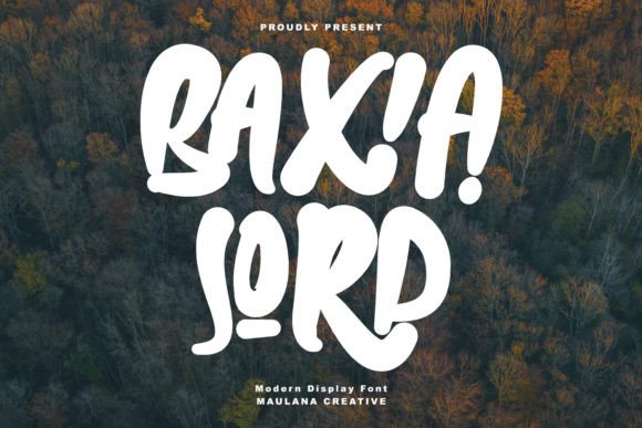 Baxia Jord: A Modern Display Font for Dynamic Design Workflows