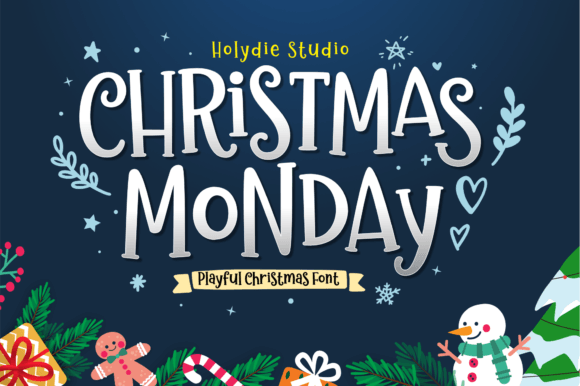 Christmas Monday: A Unique Font for Winter Creativity