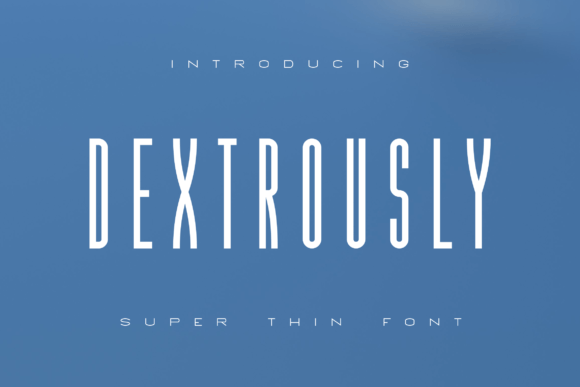 Dextrously: Reviving the Slender 70s Vibe for Modern Vintage Designs