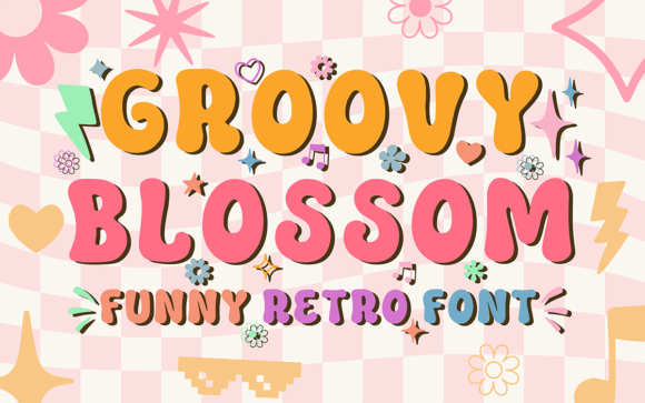 Groovy Blossom: Evaluating the Fit of a 70s-Inspired Display Font for Modern Projects