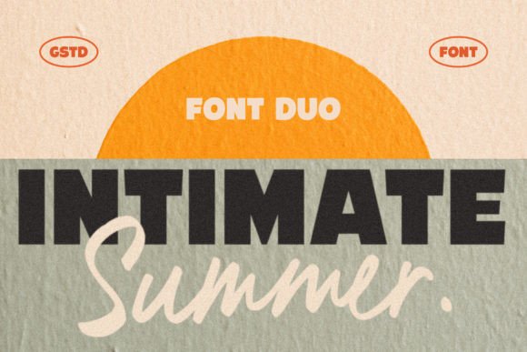 Intimate Summer: Bold Sans Meets Casual Script