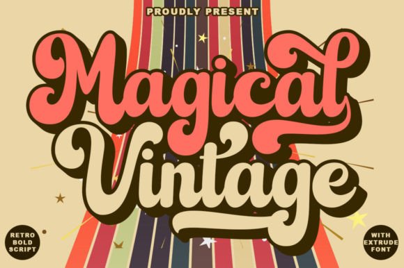 Magical Vintage: A 70s Script for Modern Brands