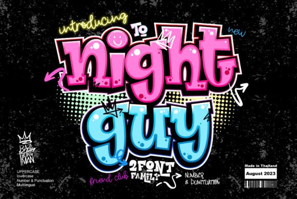Night Guy: The Bold Graffiti Font Redefining Modern Visual Identity