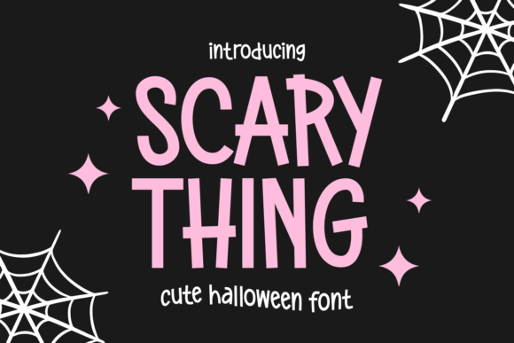 Scary Thing Font: A Playful Twist for Halloween Designs