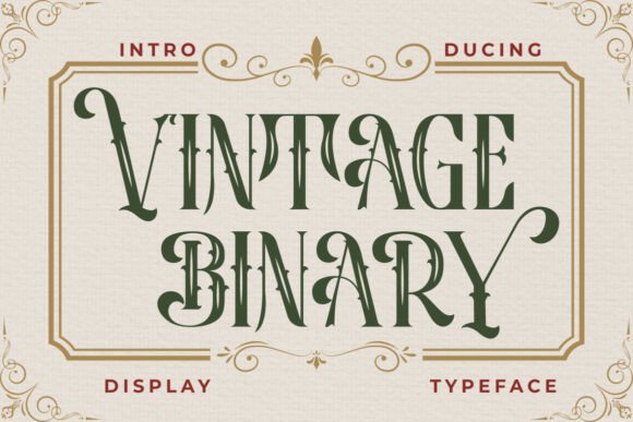 Unlocking Retro Elegance: A Comprehensive Guide to the Vintage Binary Display Typeface